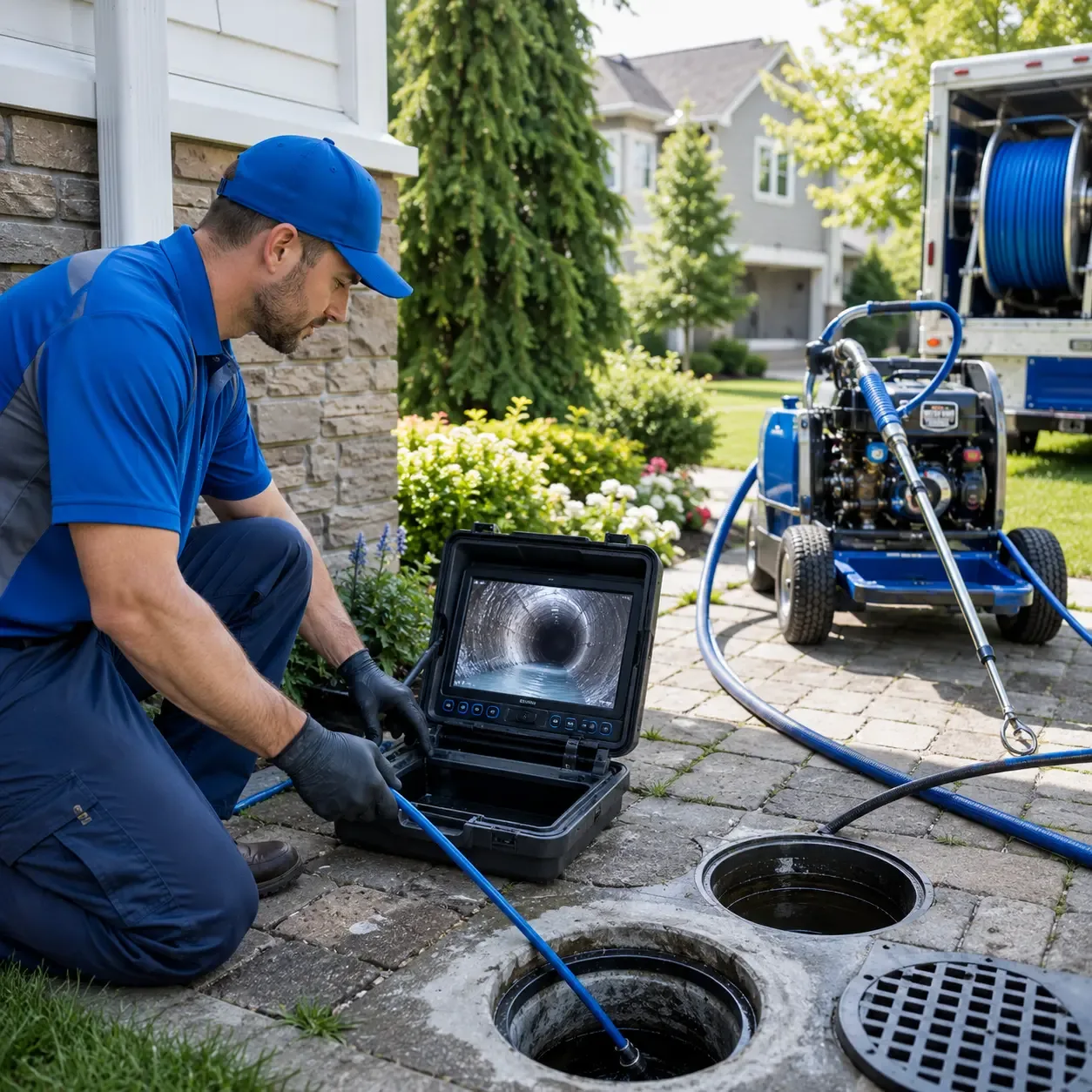 Outdoor drain cleaning professionals serving Walters, OK